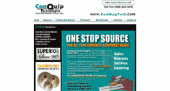 Desktop Screenshot of conquiptech.com